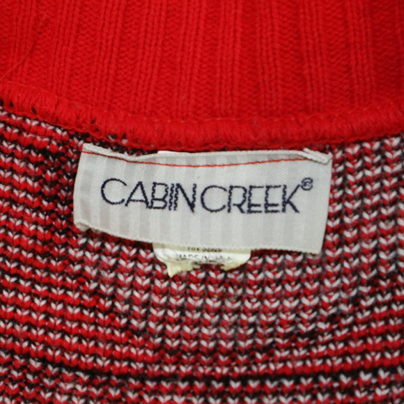 Vintage CABIN CREEK Holiday Cardigan Sweat… - Picture 3 of 6